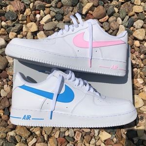 pink and blue air forces